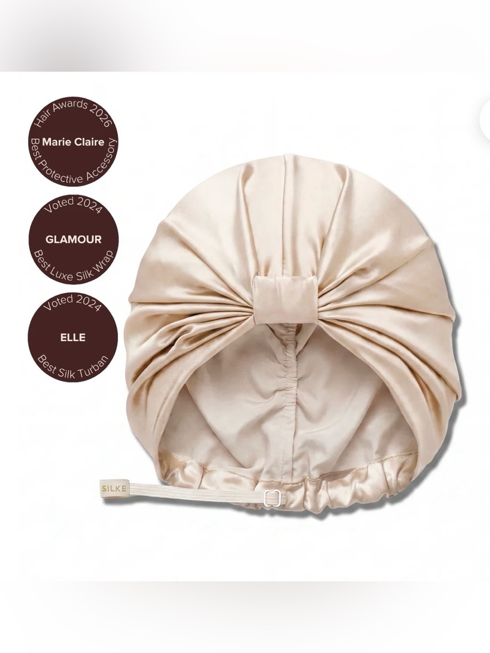 Silke London 100% Silk Hair Wrap - Picture 5 of 9
